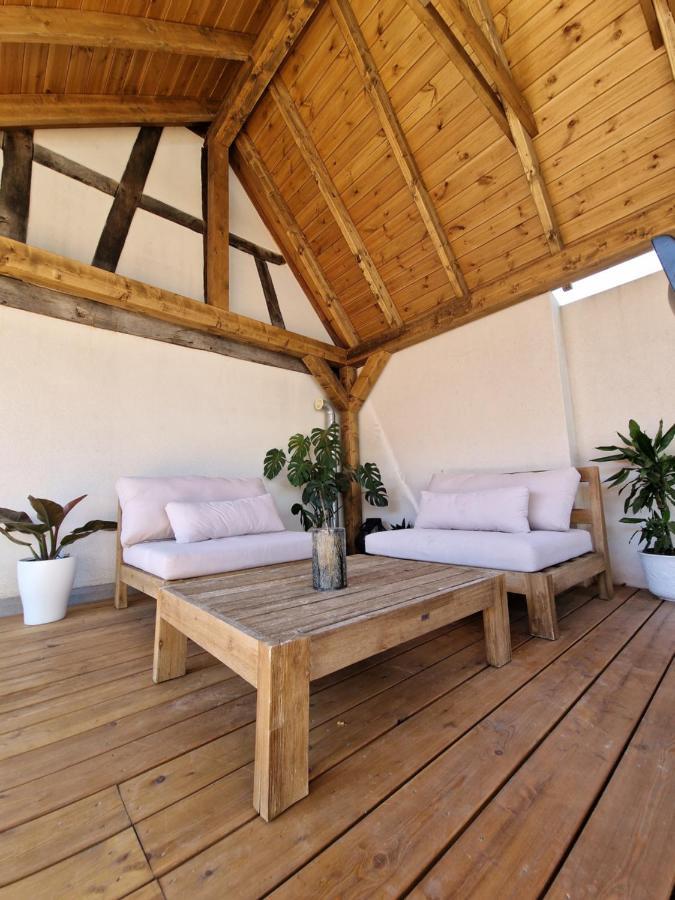Une Maison A Colombages - Cosy, Lumineuse Et Sauna Kesseldorf Buitenkant foto